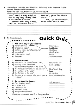 Boost your vocabulary 3