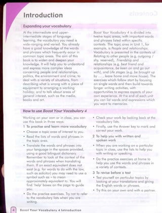 Boost Your Vocabulary 4 | PDF