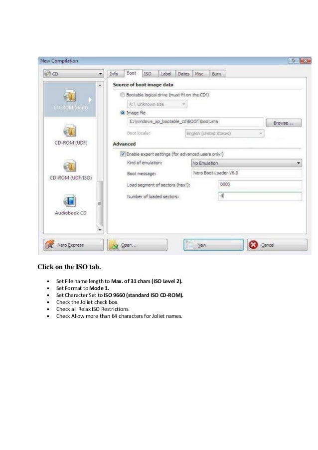 How to Create Bootable disk in Windows XP