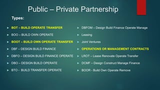 BOOT, BOT, Management Contracts & Turnkey PROJECTS | PPTX