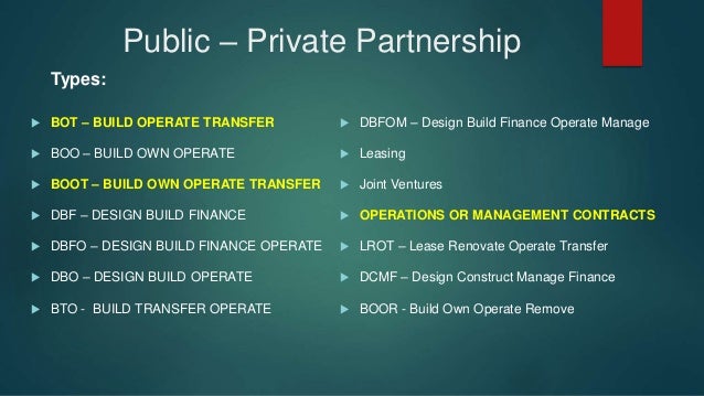 Build-Operate-Transfer Contract Definition