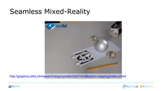 Seamless Mixed-Reality
http://graphics.ethz.ch/research/argroup/web3d2014/reflection-mapping/index.xhtml
 