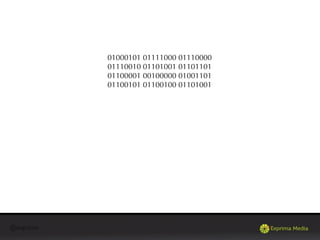 @exprima
01000101 01111000 01110000
01110010 01101001 01101101
01100001 00100000 01001101
01100101 01100100 01101001
 