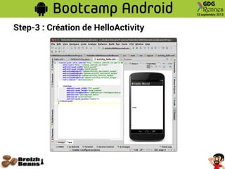 Step-3 : Création de HelloActivity
 