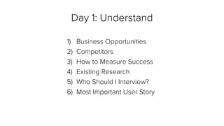 Design Thinking Exercise
Split into groups of 3.
 
