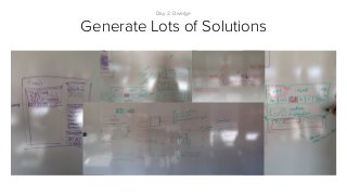 Day 2: Diverge
Generate Lots of Solutions
 