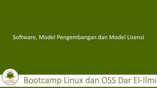 Linux & OSS Bootcamp Dar El-Ilmi 2021