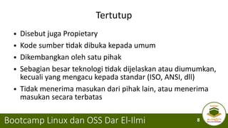 Linux & OSS Bootcamp Dar El-Ilmi 2021