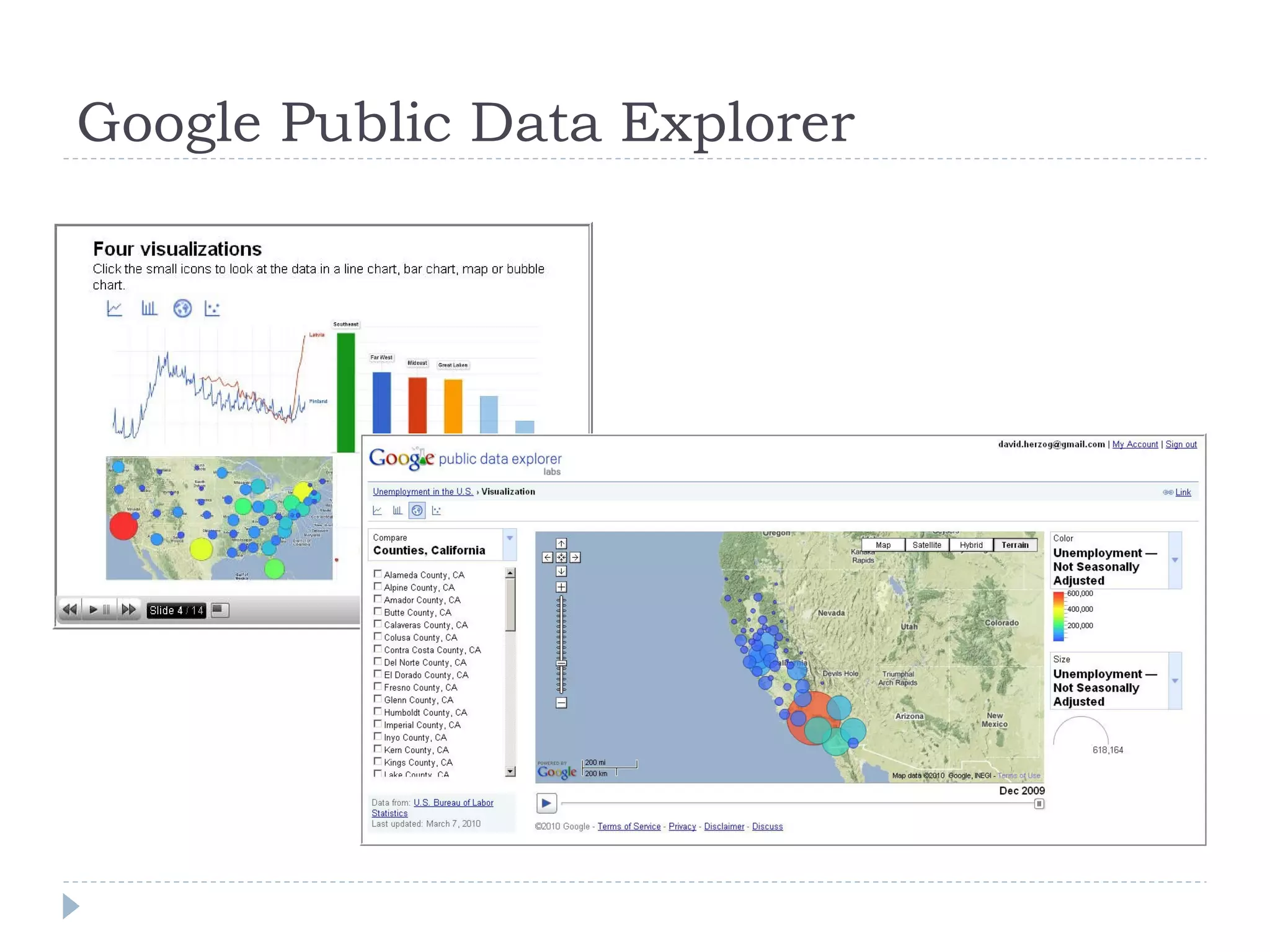 Google Public Data Explorer
 