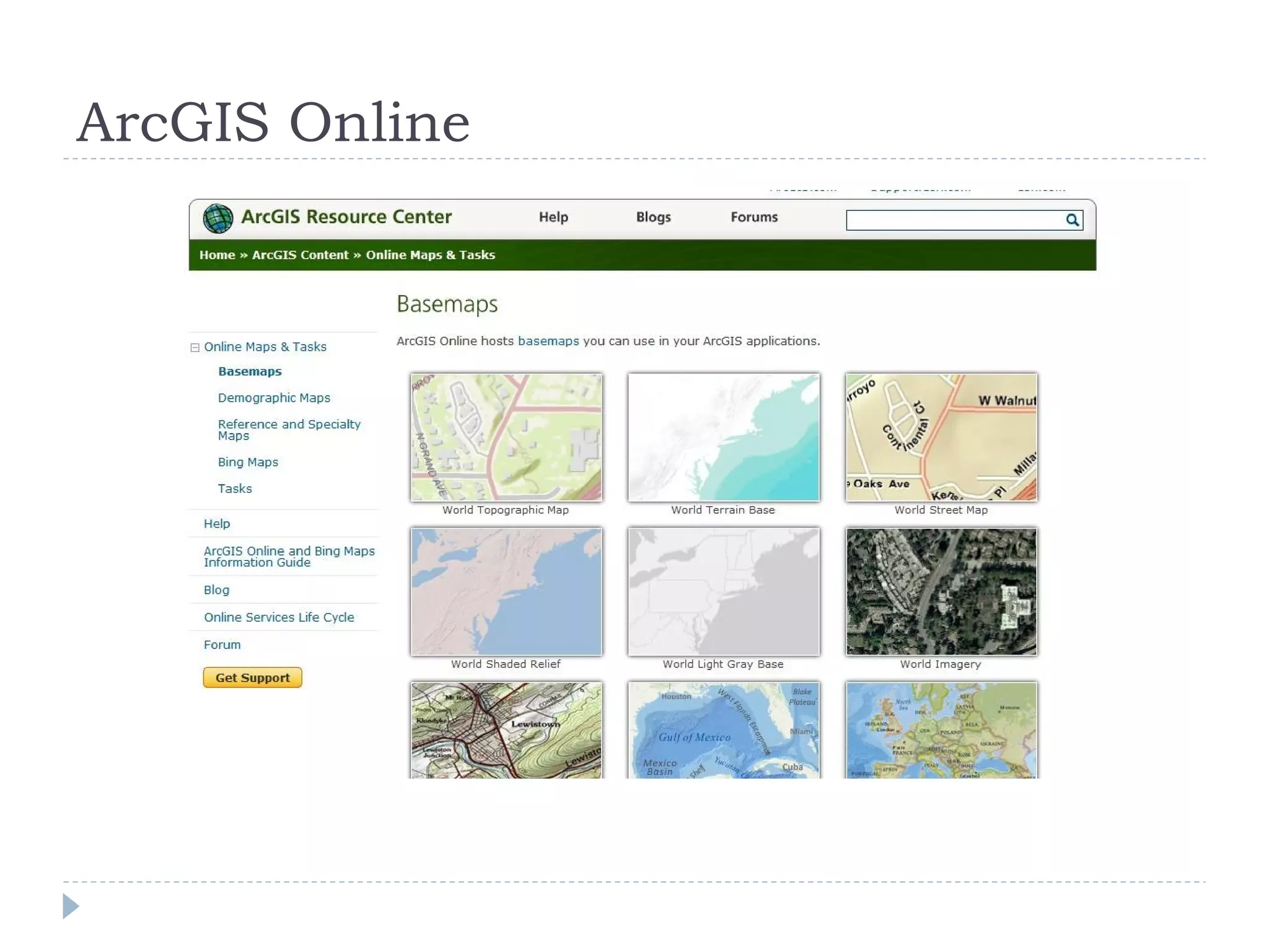 ArcGIS Online
 