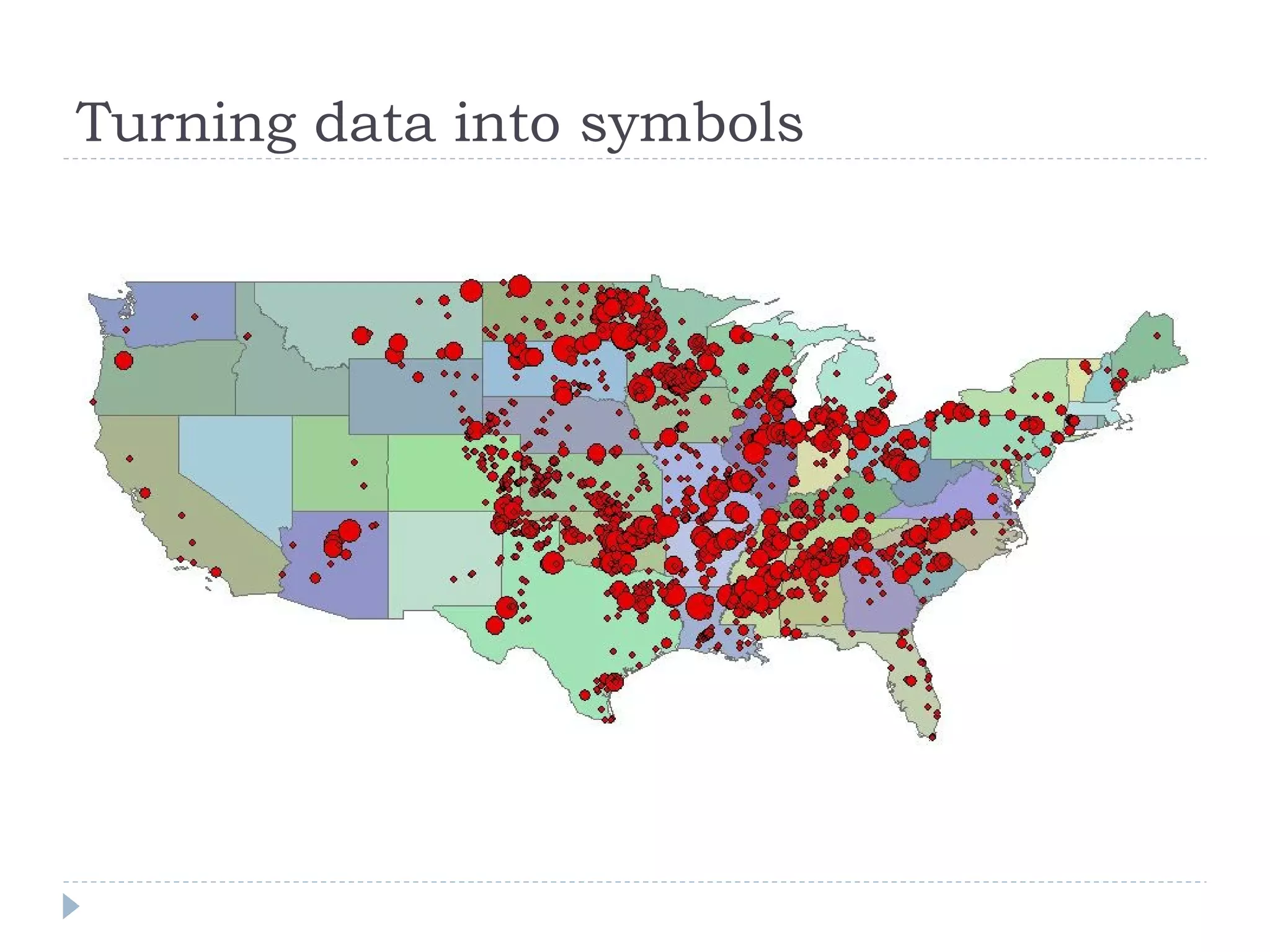 Turning data into symbols
 