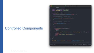 Controlled Components
 