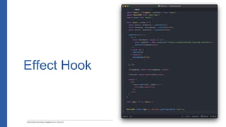 Effect Hook
 