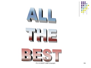 ITIL V3.0 BOOT CAMP (Copyright) 156
 