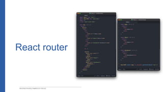 React router
 