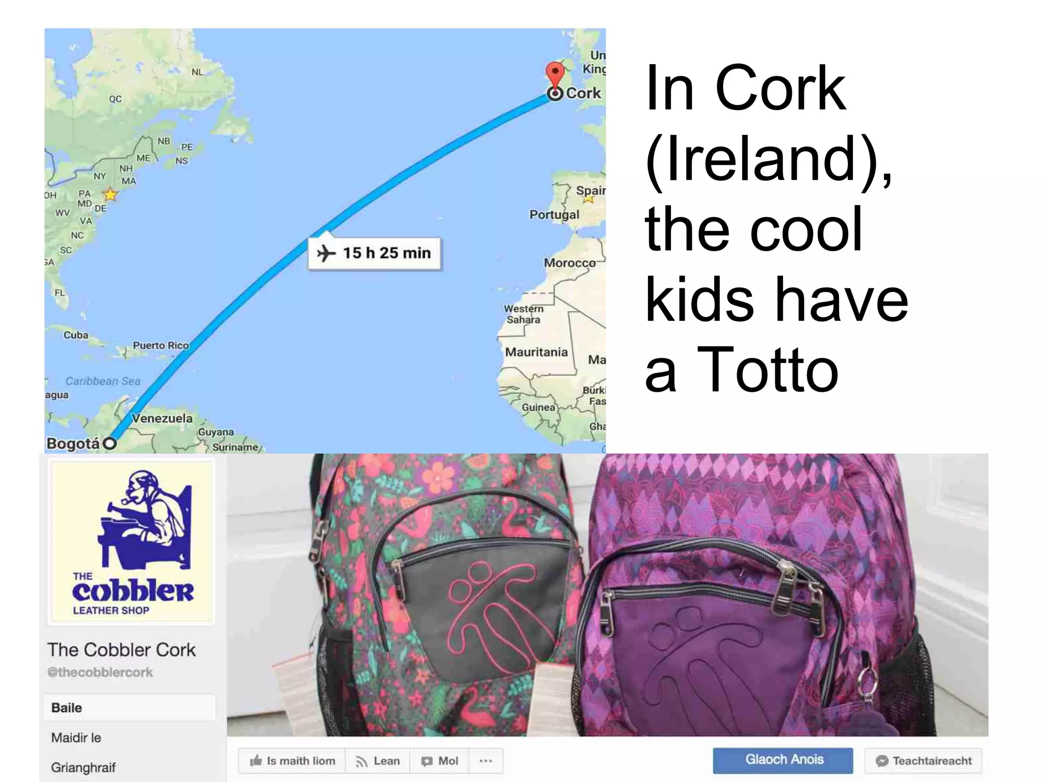 In Cork
(Ireland),
the cool
kids have
a Totto
 