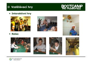 BOOTCAMP pro podnikatele - představení 2009