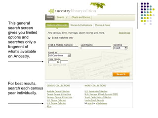 Federal Census Records 1790-1930