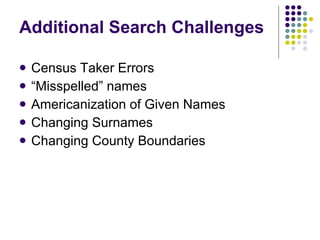 Federal Census Records 1790-1930