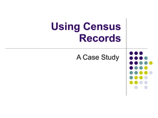 Federal Census Records 1790-1930