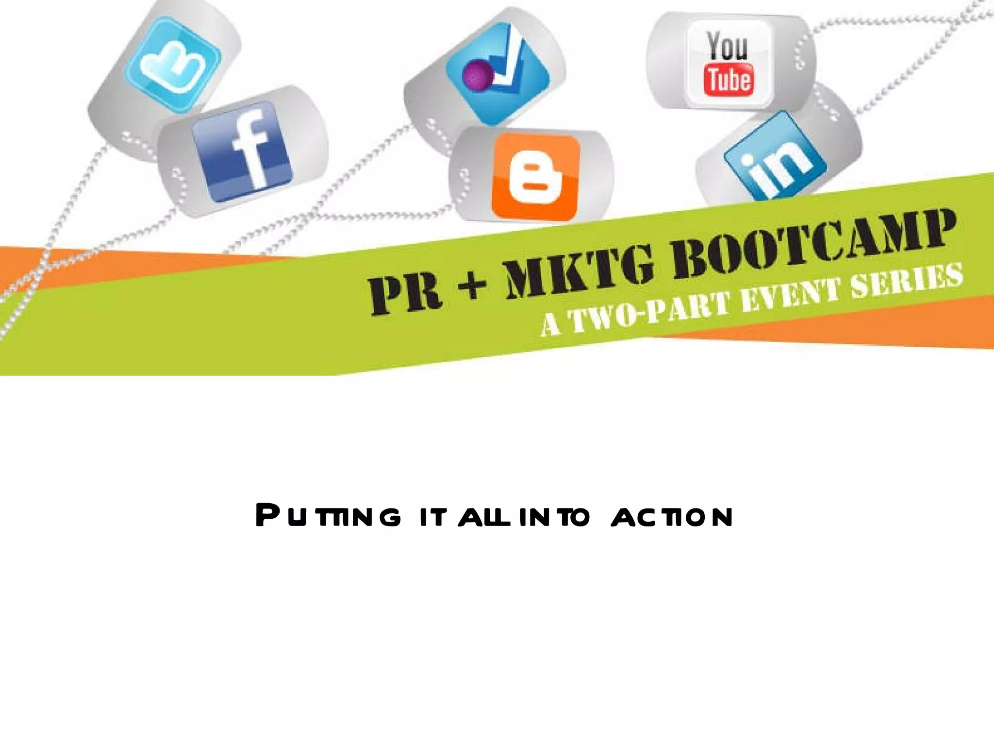 Putting it all into action 