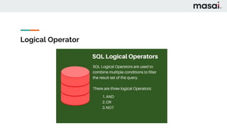 Logical Operator
 