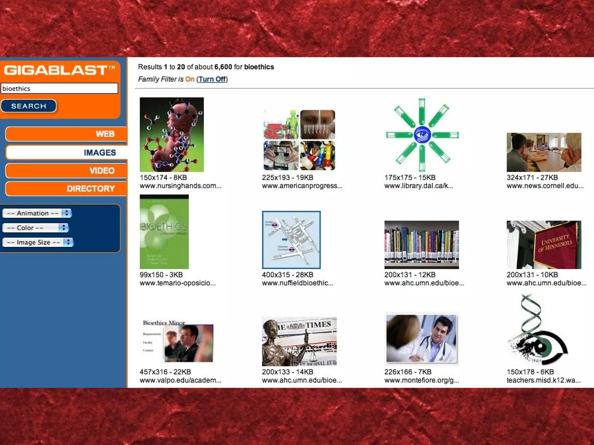 Gigablast Bioethics - images 