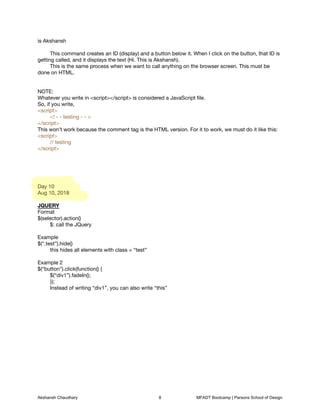 Bootcamp Web Notes - Akshansh Chaudhary | PDF