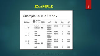 Booth algorithm for multiplication | PPT