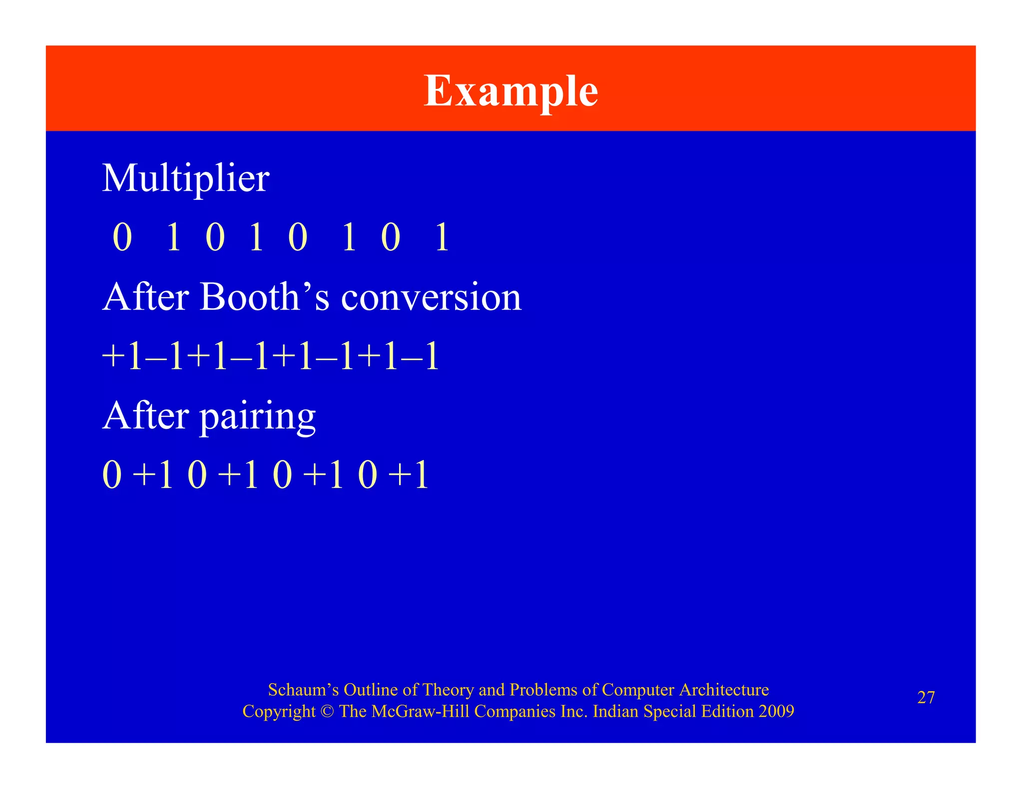 Booth and bit pair encoding | PPT