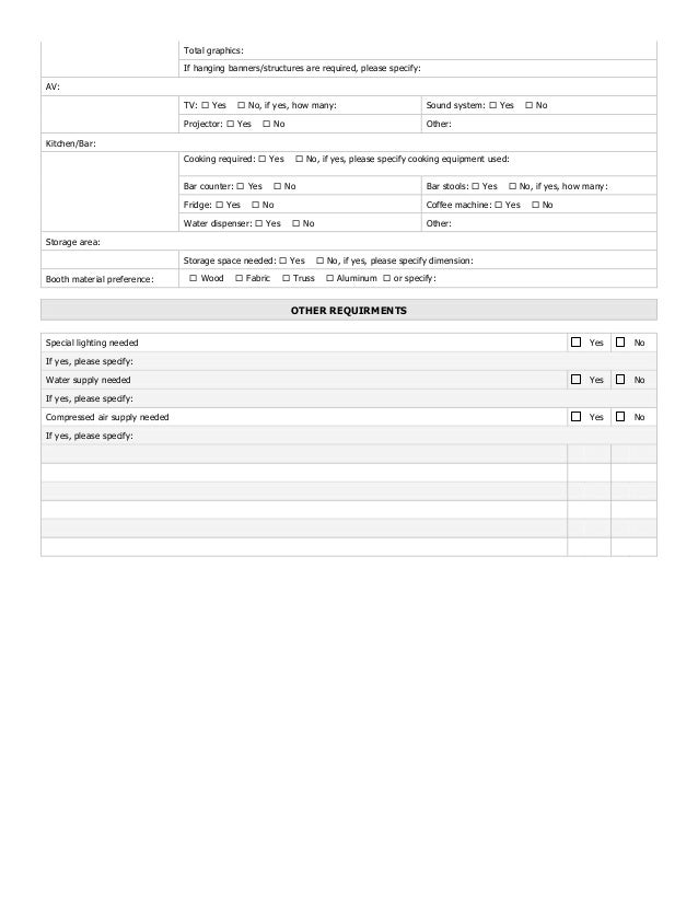 Kitchen Design Questionnaire booth design questionnaire Kitchen Design Questionnaire booth design questionnaire
