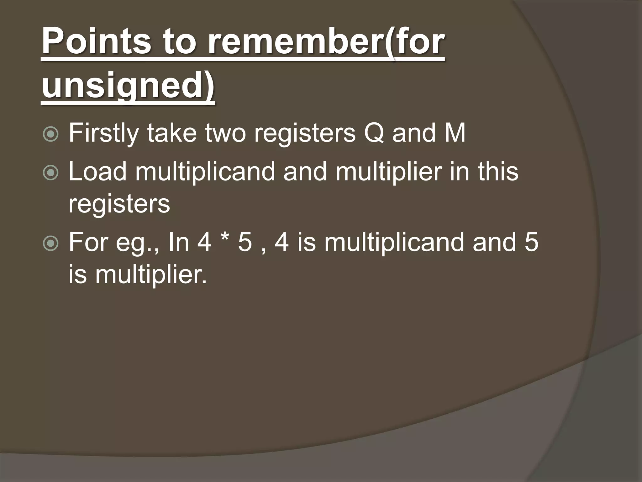 Booth’s algorithm.(a014& a015) | PPTX