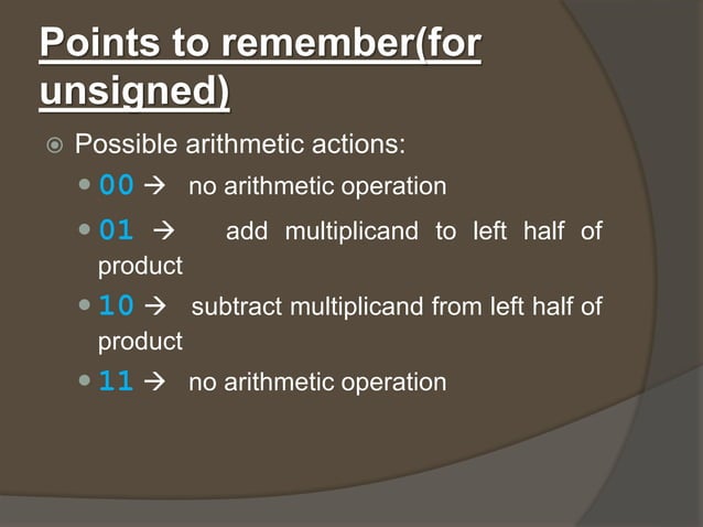 Booth’s algorithm.(a014& a015) | PPTX