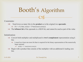 Booth's algorithm | PPTX