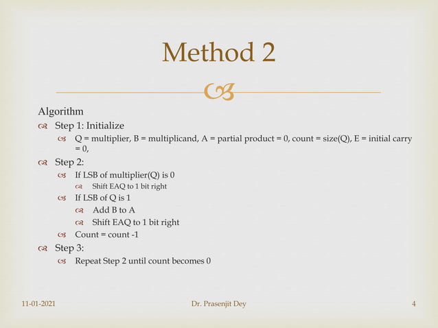 Booth's algorithm
