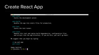Create React App
 