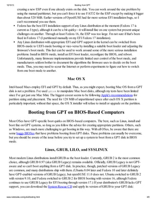 Booting from gpt | PDF | Operating Systems | Computer Software and ...