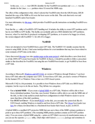 Booting from gpt | PDF | Operating Systems | Computer Software and ...