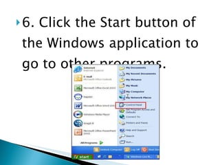 Starting The Computer Button. Step Booting Up And Shutting Down Computer | PPT