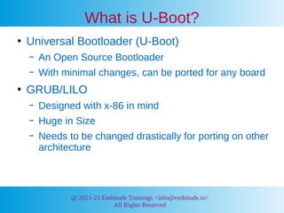 Details on Bootloaders in Embedded LInux | PDF