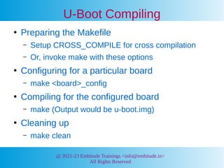 Details on Bootloaders in Embedded LInux | PDF