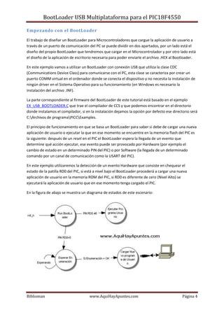 Bootloader USB Multiplataforma para pic18f4550 | PDF