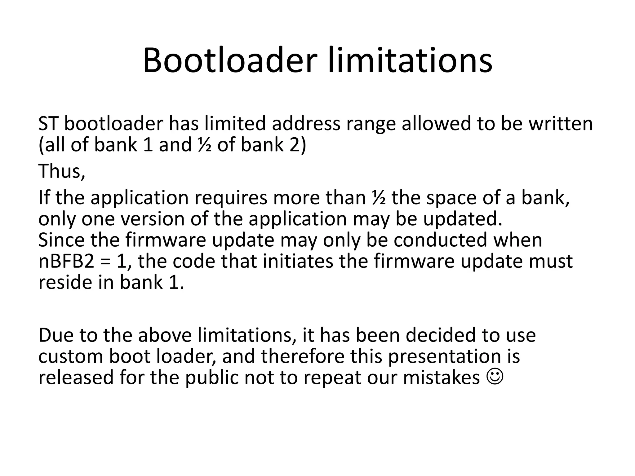 ST Built in Boot loader | PPTX
