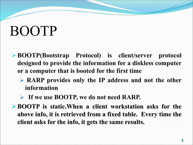 BOOTP computer science for multiproc.ppt