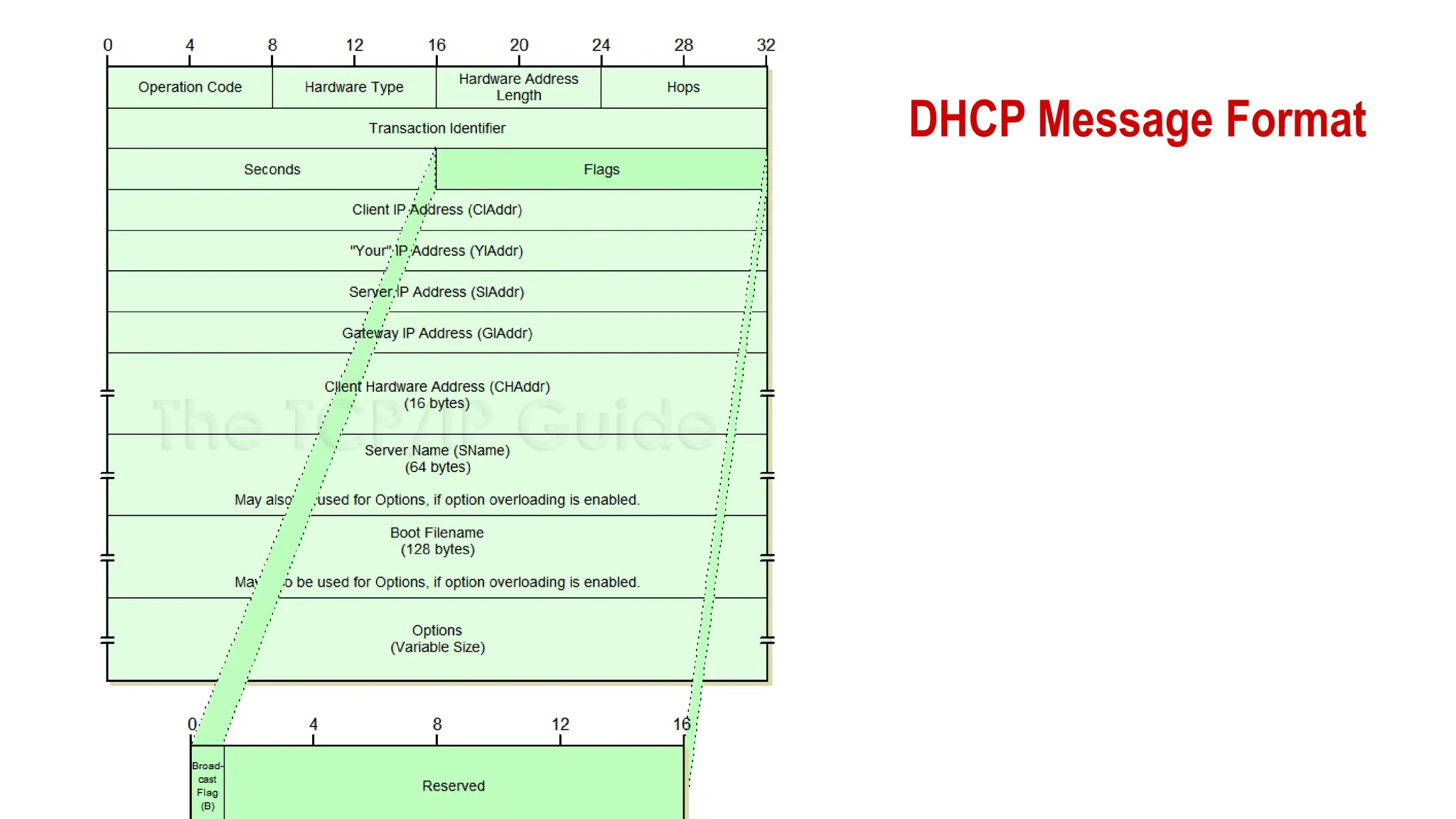 DHCP Message Format
 