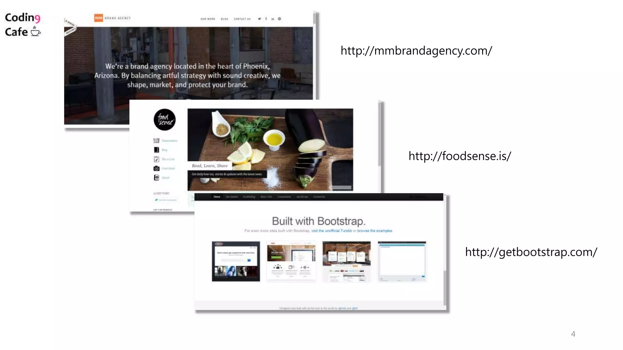 http://mmbrandagency.com/
http://foodsense.is/
http://getbootstrap.com/
4
 