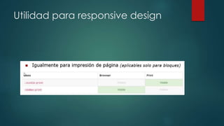 Utilidad para responsive design
 