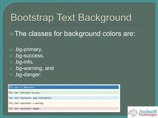 Bootstrap PPT by Mukesh