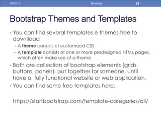 Bootstrap | PDF | Web Design and HTML | Internet