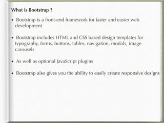 Bootstrap | PPT | Free Download